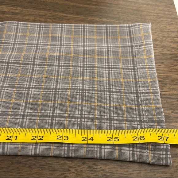 HARLOW women Gray Plaid Pants M - Picture 11 of 12